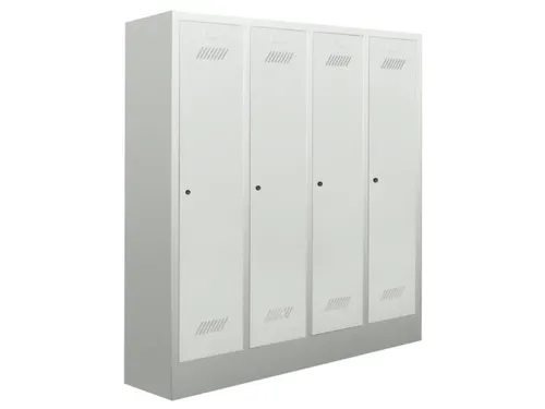 lockerkast v. kinderen,HxBxD 1600x1230x500mm,RAL7035,front RAL7035