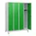 schoollocker,HxBxD 1630x1200x500mm,4vak,vak B 300mm,cil.-slot,voeten