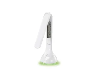 MROS502 Bureaulamp compact Wit met tijd, datum en temperatuur display - 5