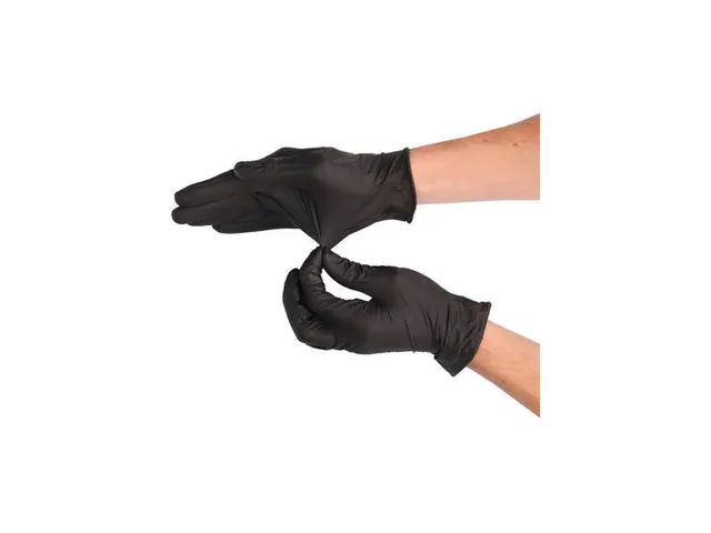 Gant Nitrile doux non poudré Large Noir 10x100 pièces
