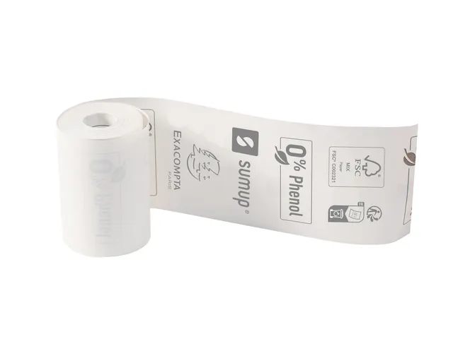 Bobine Exacompta 57mmx9m mandrin Ø12mm SumUp thermique sans phénol