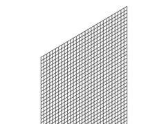 achterwand,v. inhaakstelling,HxB 2000x1000mm,verzinkt,rooster