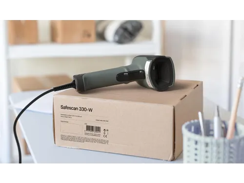 Safescan 330-W Barcodescanner met standaard 1D en 2D barcodes USB-A