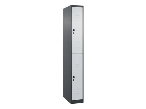 dubbeldekse locker,HxBxD 1850x250x500mm,1x2vak.,vak B 250mm