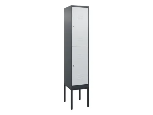 dubbeldekse locker,HxBxD 2120x400x500mm,1x2vak.,vak B 400mm