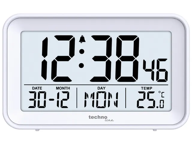 Wekker Technoline WT 497 105x70x45mm wit