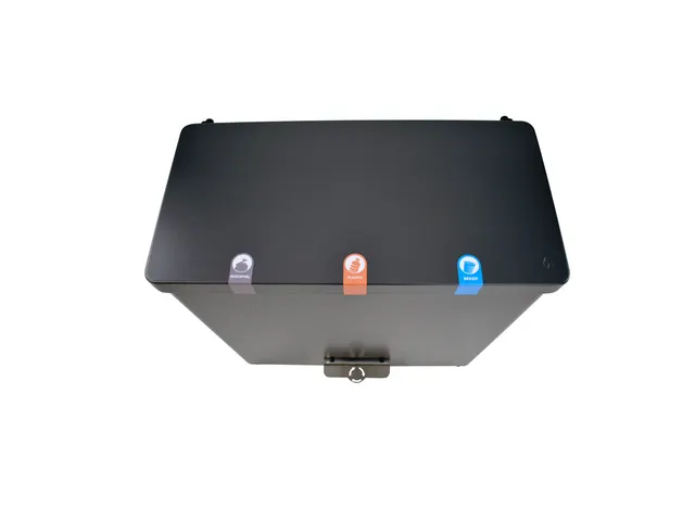 Brandveilige Pedaalemmer Recyclokick 3 Grafietgrijs 3x 34 liter