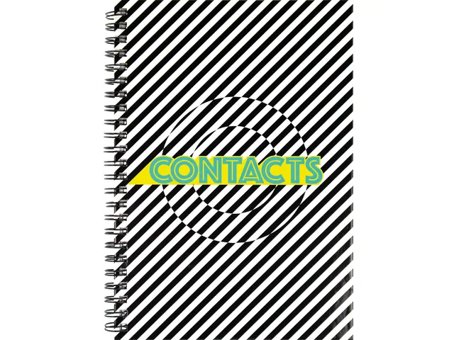 Adresboek Kangaro A5 hardcover, spiraal, 80 pagina's