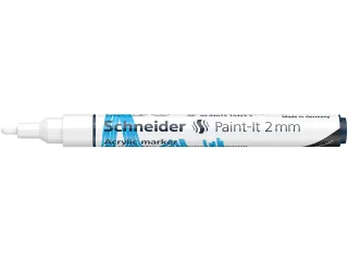 Acrylmarker Schneider Paint-It 310 2mm wit - 4