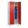 locker,HxBxD 1950x800x500mm,2vak,vak B 400mm,draaigrendel,voeten