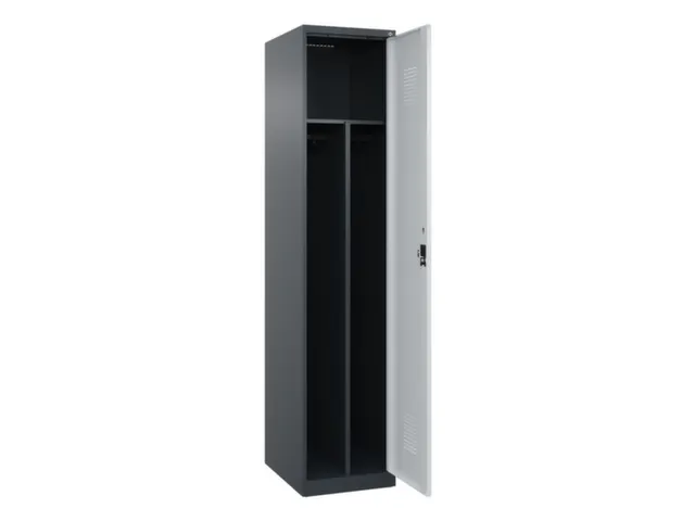 locker voor scheiding van kleding,HxBxD 1850x400x500mm,1vak