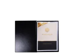 Album de présentation Multo Hannibal A4 20 pochettes similicuir noir