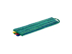 Vlakmop Greenspeed Velcro met schrobstroken 45cm donkergroen