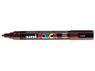 Verfstift Posca PC5M Medium Punt 1,8-2,5mm Bruin - 1
