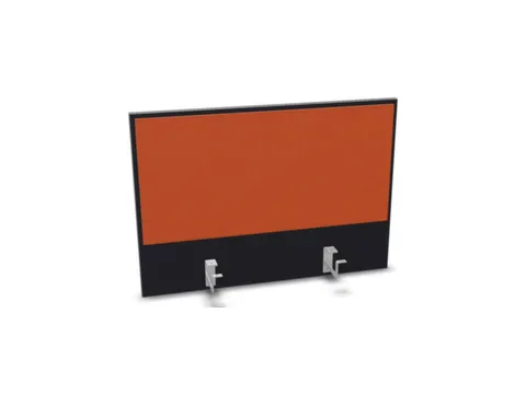 opzetpaneel,v. bureau,aanbouw achter,B 800mm,CC-zwart,BN3012-oranje