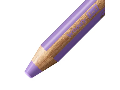 Kleurpotloden STABILO 880 woody 3 in 1 multitalent pastel lila