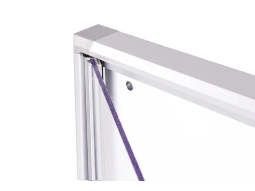 Binnenvitrine wand MAULextraslim whiteboard 6xA4 met slot