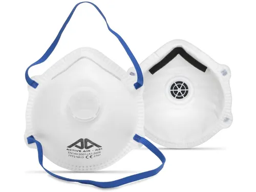Active Gear FFP2 NR D Stofmasker met Ventiel Doos met 10 Stuks