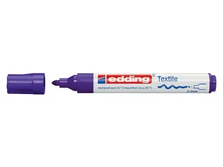 Viltstift edding 4500 textiel rond blauw 2-3mm - 1