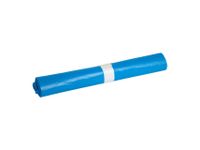 Afvalzak Powersterko HDPE T25R 70x110cm 117L blauw