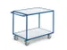 chariot à plateaux,force 250kg,2plateau(x),plateau Lxl 990x590mm