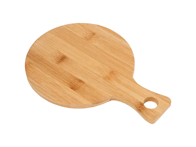 Snijplank Creativ Company rond Ø 17cm, lengte 24cm bamboe