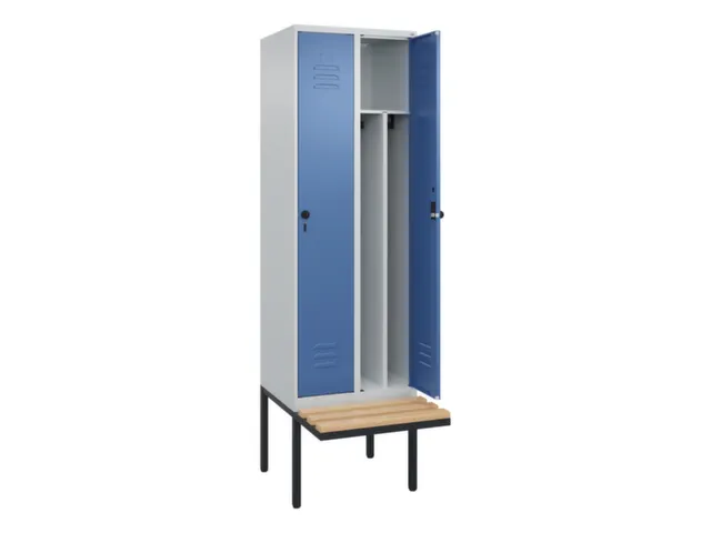 locker voor scheiding van kleding,HxBxD 2120x600x815mm,2vak