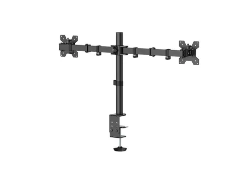 Monitorarm Quantore 2 schermen 17-27 inch zwart