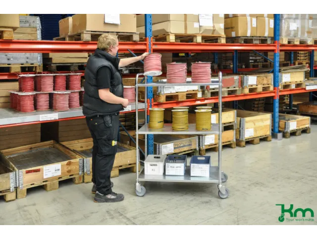 etagewagen,draagverm. 250kg,4etage(s),laadvl. LxB 900x540mm