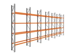 palletstelling,basis+5xaanbouw,HxBxD 4620x11650x750mm,vakl. 3000kg