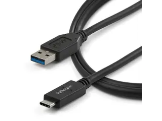 1 meter USB-A naar USB-C laadkabel USB 10Gbps 3A Charge & Sync M/M - 5