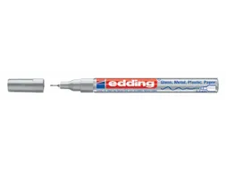 Viltstift edding 780 lakmarker rond zilver 0.8mm