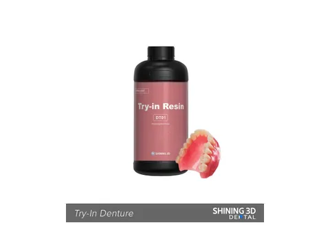 Shining3D Try-In Denture Resin DT01 1Kg