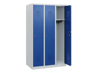 schoollocker,HxBxD 1530x900x500mm,3vak,vak B 300mm,cil.-slot - 1