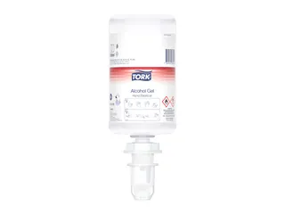 Alcohol gel Tork 424103 S4 voor handdesinfectie ongeparfumeerd 1000ml - 1