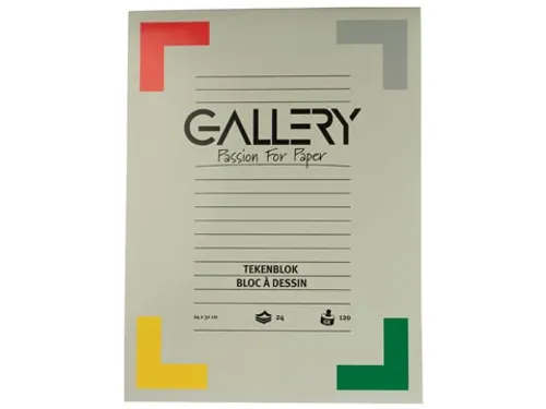 Tekenblok Houtvrij Papier 120 Gram 24x32cm 24 Vel