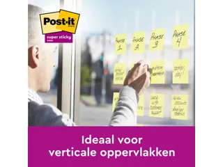 Memoblok 3M Post-it 654 RSSCOL 76x76mm geel 3+1 gratis - 8