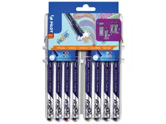 Fineliner Pilot Frixion Set2Go 8 stuks 1.3mm Fijne punt Assorti