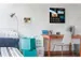 Tableau magnetique en verre Be!board 450x450mm Noir