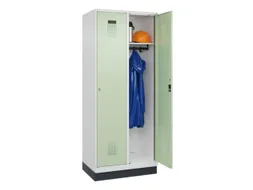 locker,HxBxD 1950x800x500mm,2vak,vak B 400mm,cil.-slot,sokkel