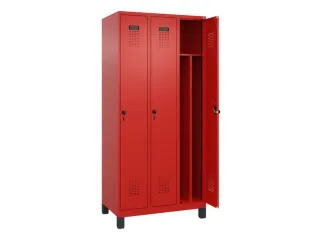 locker voor scheiding van kleding,HxBxD 1950x900x500mm,3vak - 1