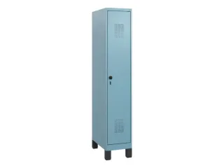 schoollocker,HxBxD 1630x300x500mm,1vak,vak B 300mm,draaigrendel,voeten - 2