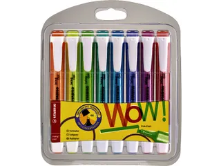 Markeerstift STABILO Swing cool 275/8 Wow assorti etui à 8 stuks - 2