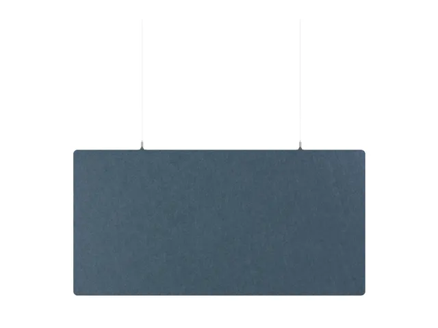 Akoestisch PET-vilt rechthoekig plafondpaneel 60x120cm Blauw