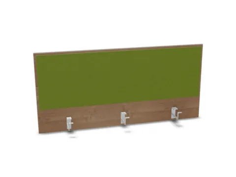 opzetpaneel,v. bureau,aanbouw achter,B 1200mm,NT-cherry,BN7048-groen