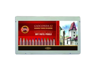 Pastelpotlood Koh-I-Noor gioconda 12 assorti - 1