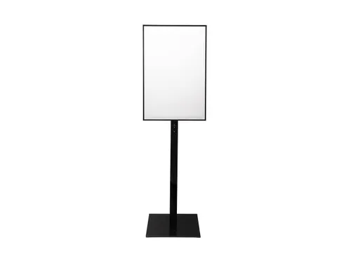 Verlichte Infostandaard LED Slide In A1 Zwart