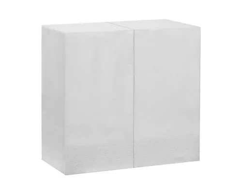 Servet Q-1020 wit 33x33cm Laags 2400 Stuks