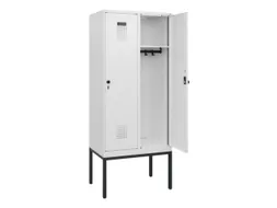 schoollocker,HxBxD 1950x800x500mm,2vak,vak B 400mm,draaigrendel