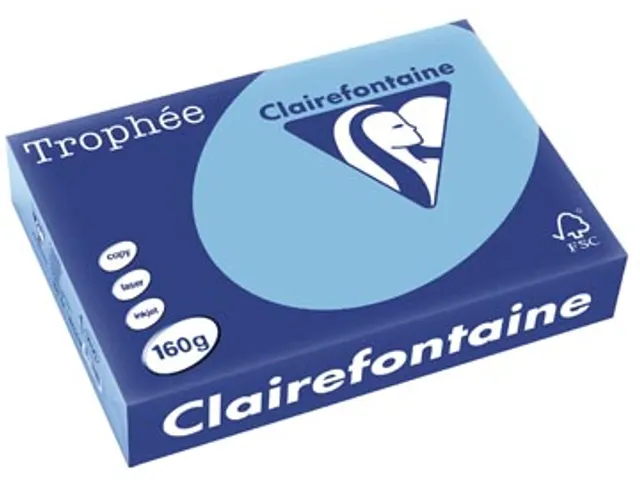 Trophée Pastel Gekleurd papier A4 160 gram Lavendelblauw
